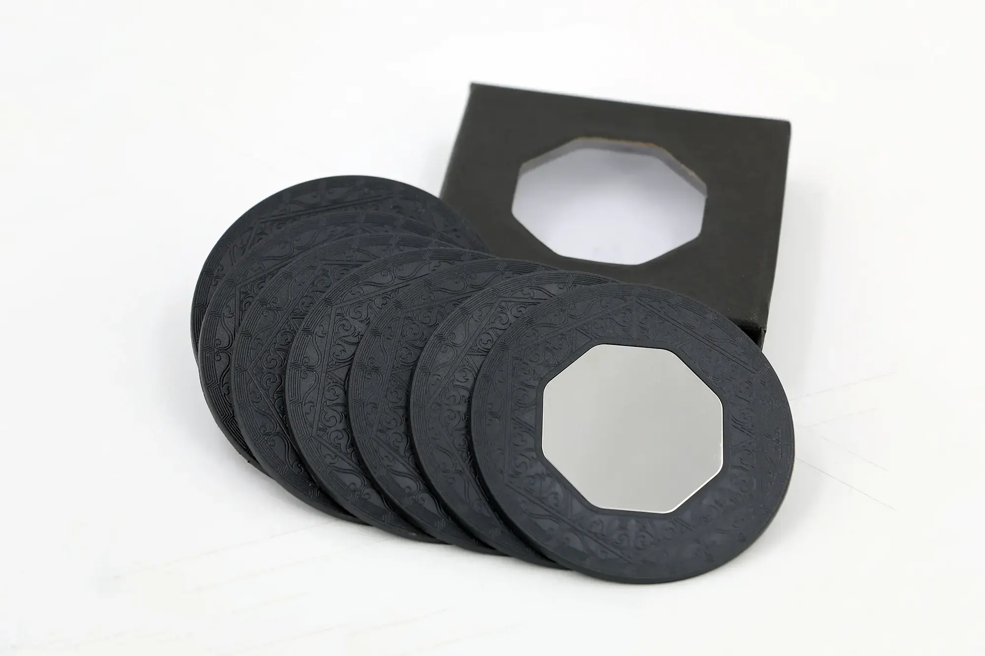 Rubber and plastic coaster