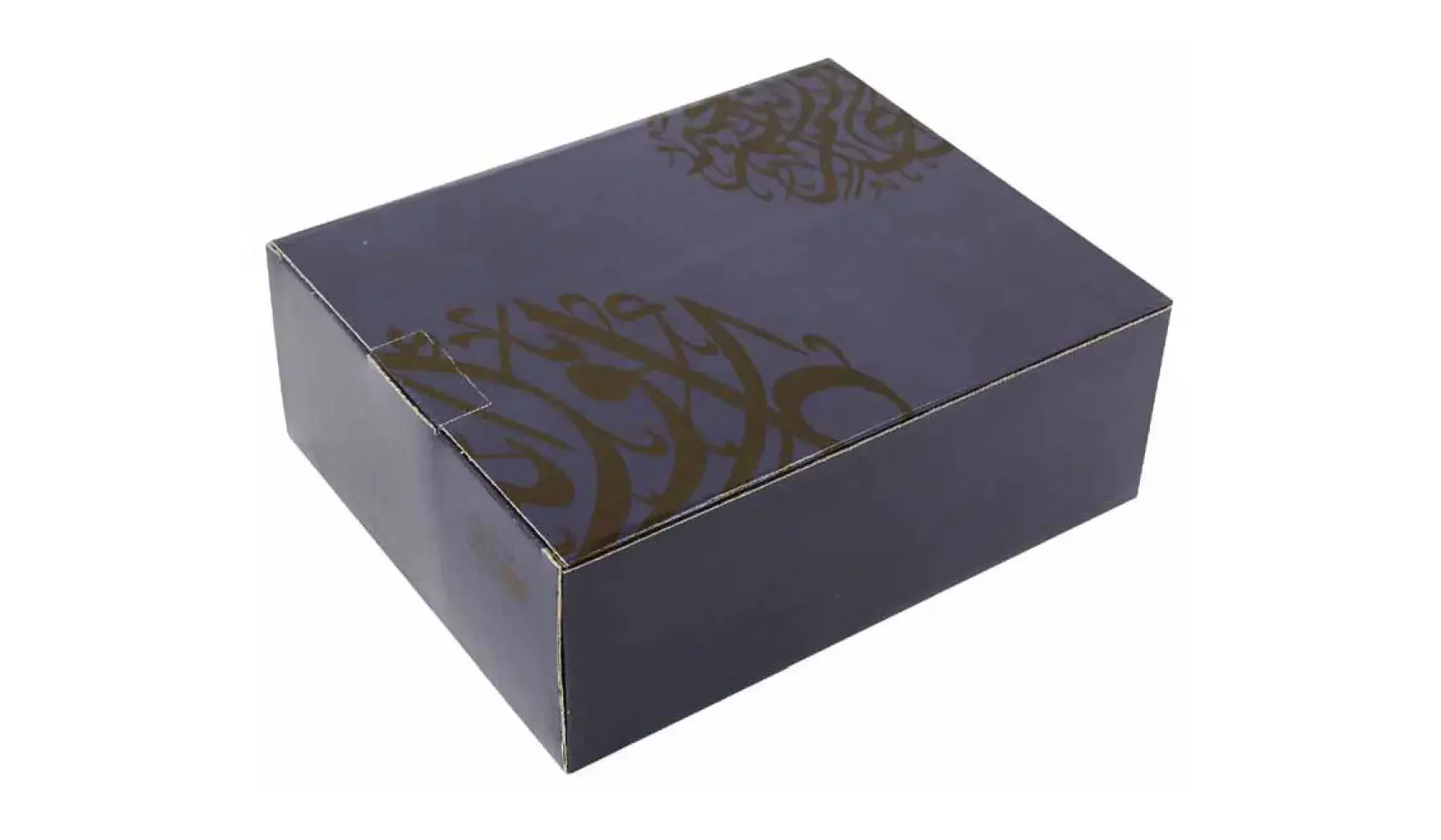 Die-cut corrugated paperbox