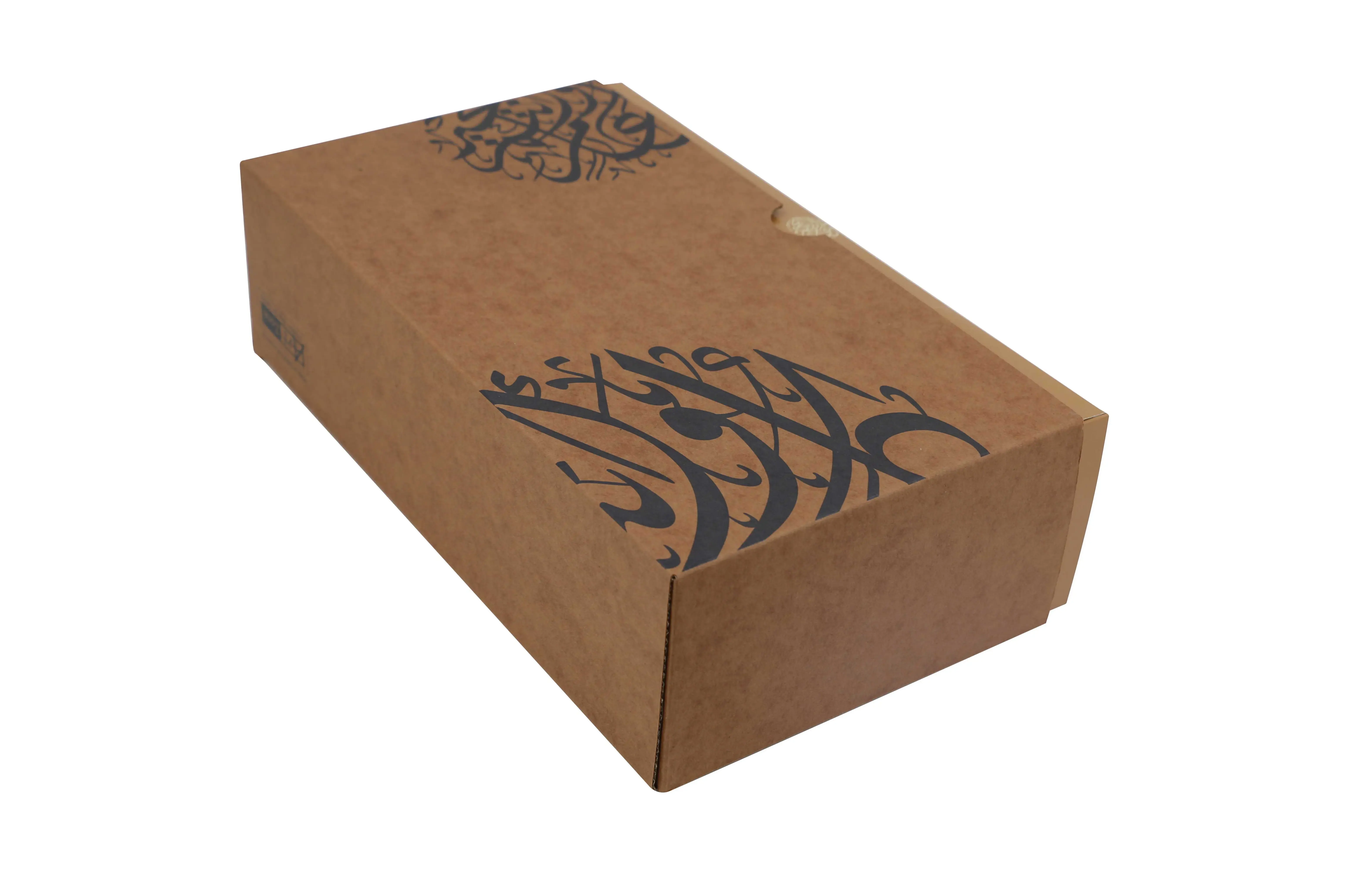 2-Pieces die-cut corrugated craft paperbox