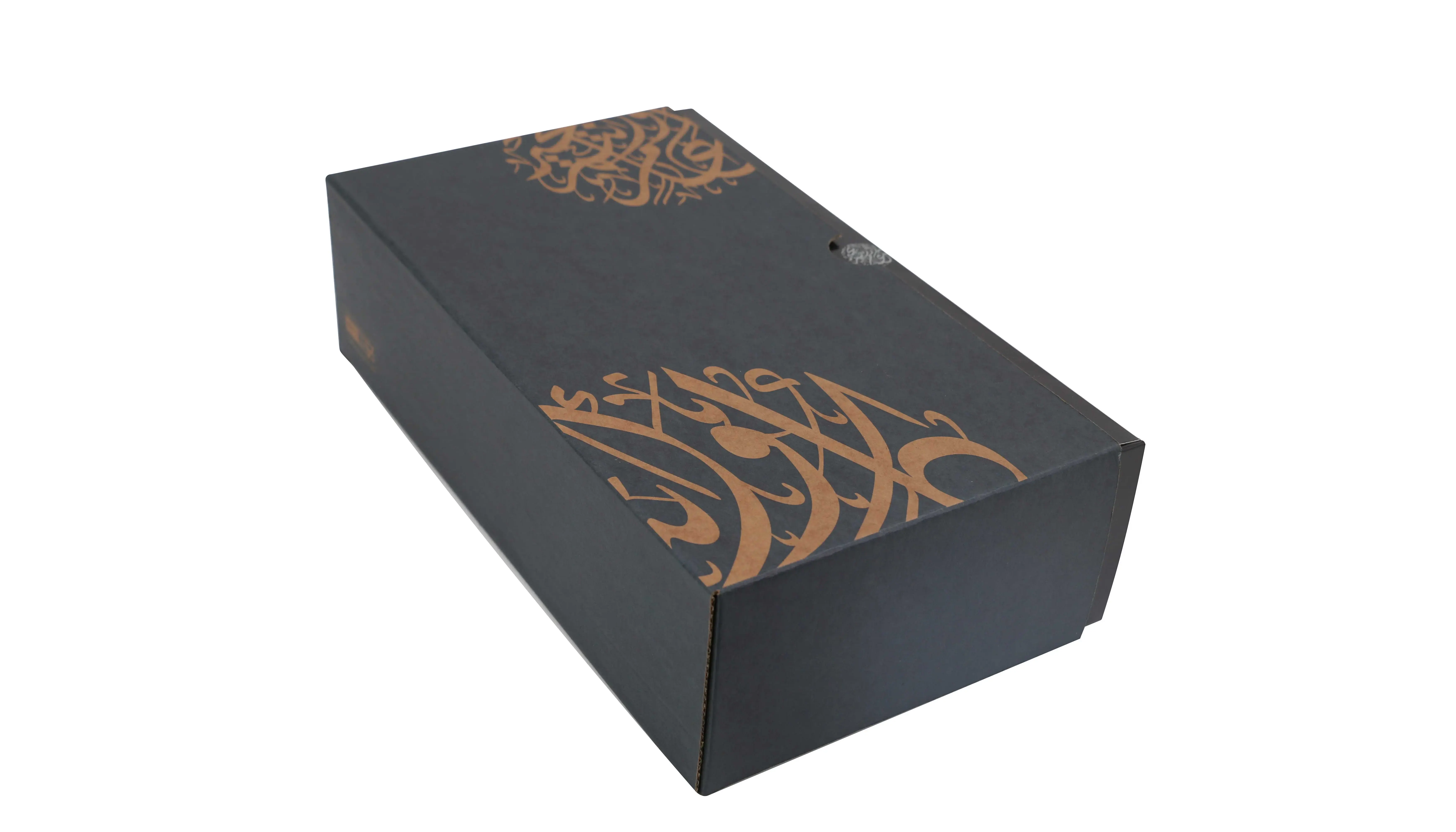 2-Pieces die-cut corrugated craft paperbox