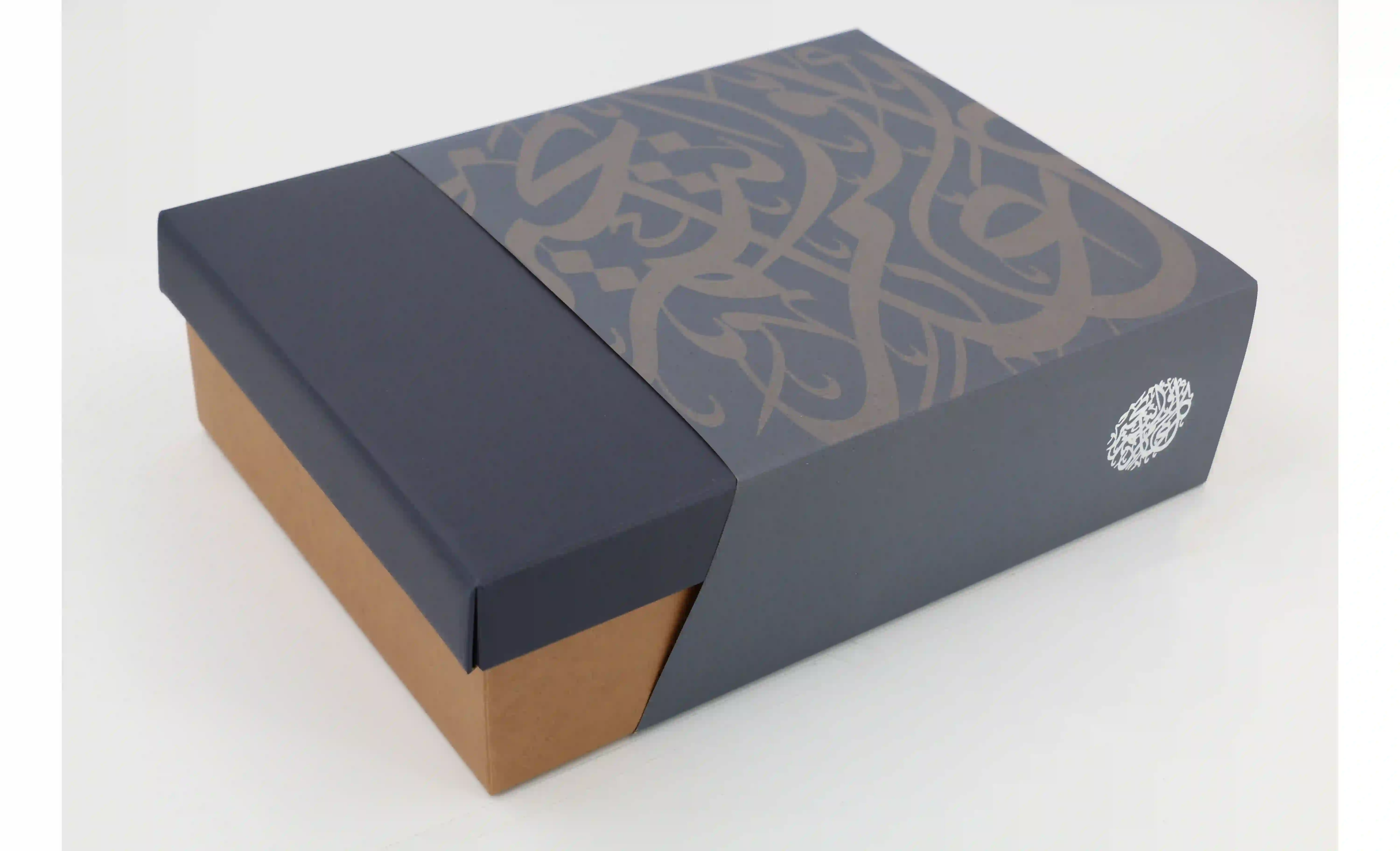 Three-pieces hot-stamping craft paperbox