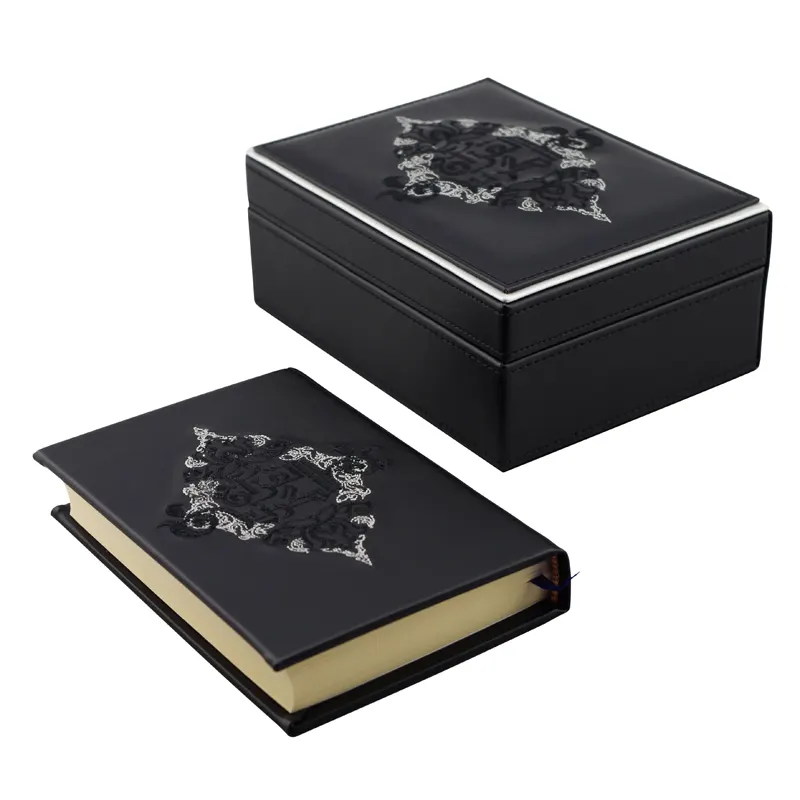 PU leather embroidered Qura'an boxes