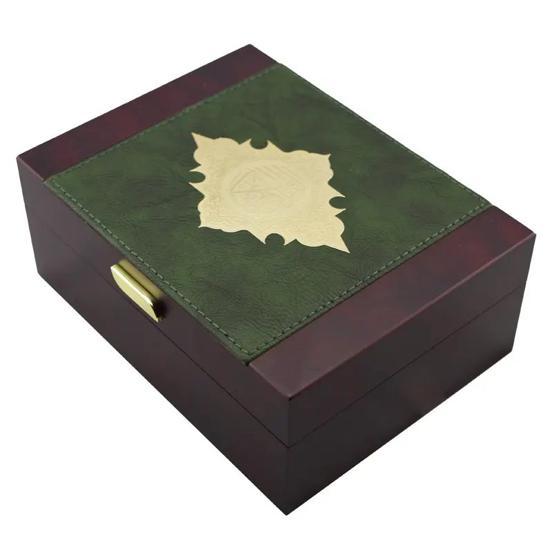 PU leather MDF metal Qura'an boxes