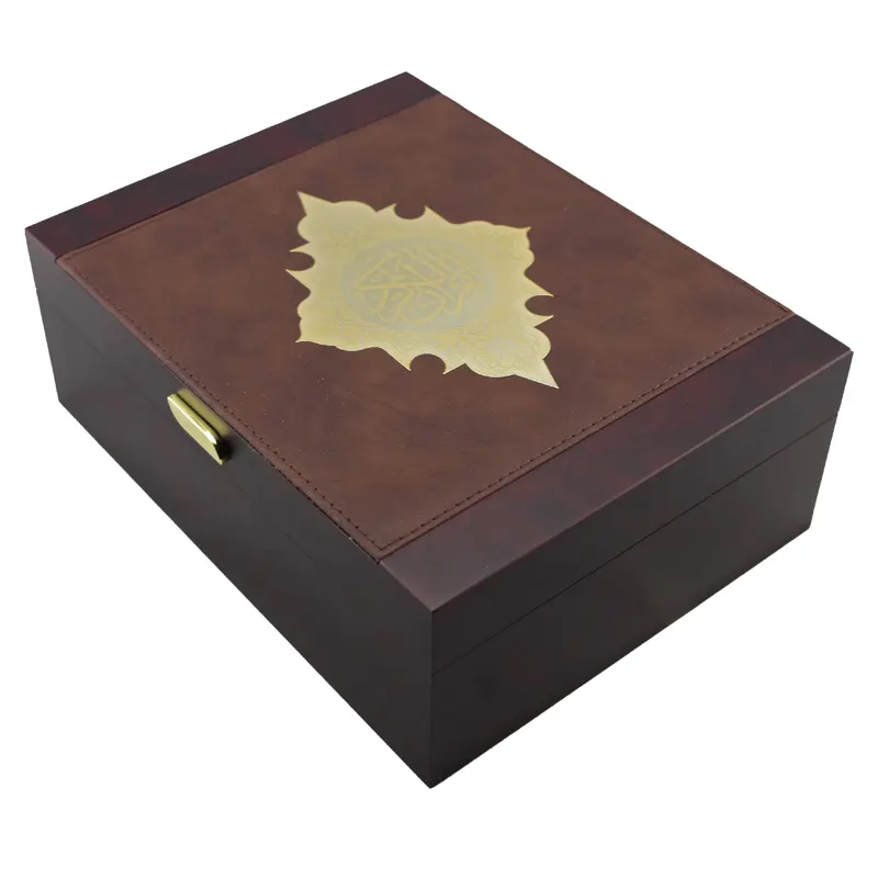 PU leather MDF metal Qura'an boxes